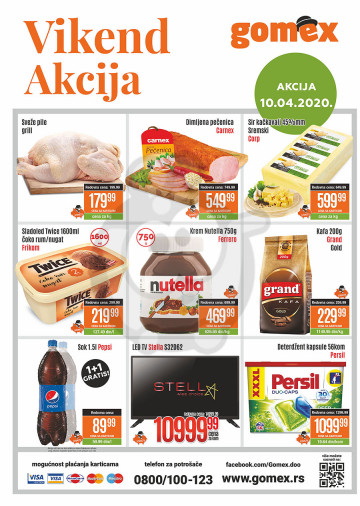 Gomex Vikend Akcija 10 04 10 04 2020 Kuda U Kupovinu