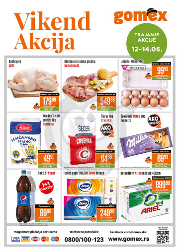 Gomex Vikend Akcija 12 06 14 06 2020 Kuda U Kupovinu