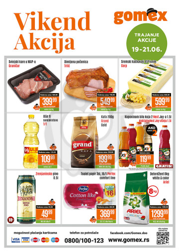 Gomex Vikend Akcija 19 06 21 06 2020 Kuda U Kupovinu