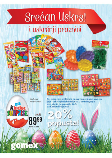 Gomex Katalog Akcija Magazin 03 04 23 04 2020 Kuda U Kupovinu
