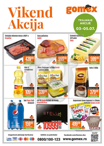 Gomex Vikend Akcija 03 07 05 07 2020 Kuda U Kupovinu