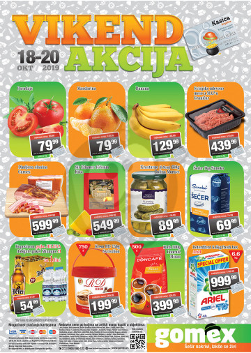 Gomex Vikend Akcija 18 10 20 10 2019 Kuda U Kupovinu