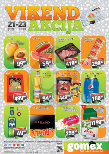 Gomex Vikend Akcija 21 06 23 06 2019 Kuda U Kupovinu