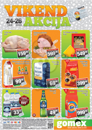 Gomex Vikend Akcija 24 01 26 01 2020 Kuda U Kupovinu