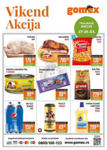 Gomex Vikend Akcija 27 03 29 03 2020 Kuda U Kupovinu