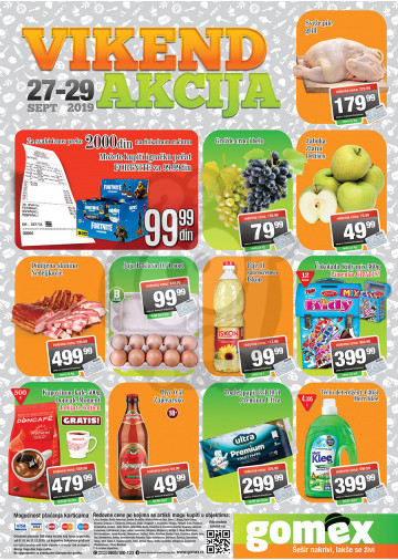 Gomex Vikend Akcija 27 09 29 09 2019 Kuda U Kupovinu