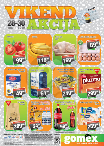 Gomex Vikend Akcija 28 06 30 06 2019 Kuda U Kupovinu