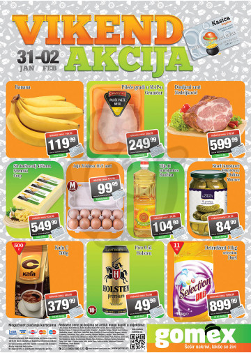 Gomex Vikend Akcija 31 01 02 02 2020 Kuda U Kupovinu