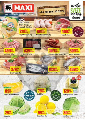 Maxi Vikend Akcija 04 10 06 10 2019 Kuda U Kupovinu