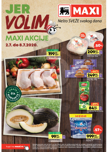 Maxi Nedeljna Akcija 02 07 08 07 2020 Kuda U Kupovinu