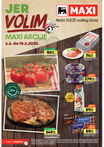 Maxi Nedeljna Akcija 04 06 10 06 2020 Kuda U Kupovinu