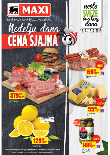 Maxi Nedeljna Akcija 12 09 18 09 2019 Kuda U Kupovinu