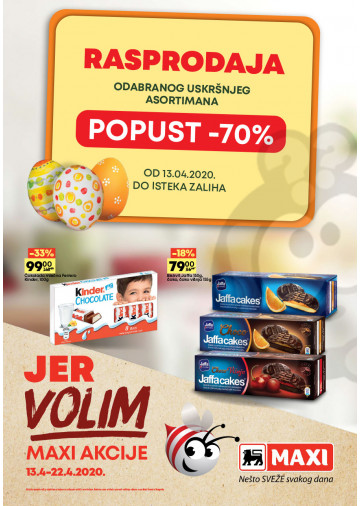 Maxi Nedeljna Akcija 13 04 22 04 2020 Kuda U Kupovinu