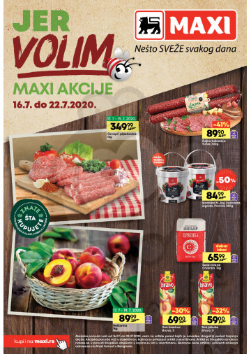 Maxi Nedeljna Akcija 16 07 22 07 2020 Kuda U Kupovinu