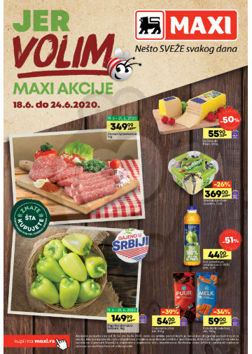 Maxi Nedeljna Akcija 18 06 24 06 2020 Kuda U Kupovinu