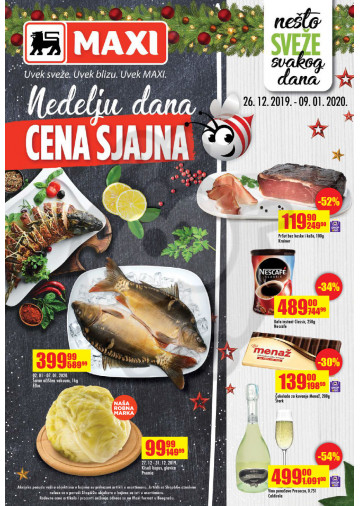 Maxi Nedeljna Akcija 26 12 2019 09 01 2020 Kuda U Kupovinu