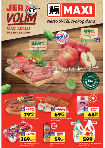 Maxi Nedeljna Akcija 20 08 26 08 2020 Kuda U Kupovinu