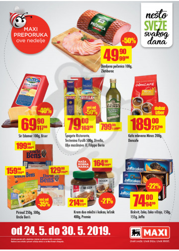 Maxi Nedeljna Akcija 24 05 30 05 2019 Kuda U Kupovinu