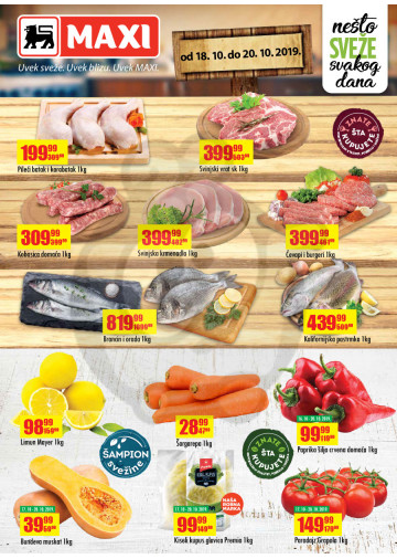 Maxi Vikend Akcija 18 10 20 10 2019 Kuda U Kupovinu