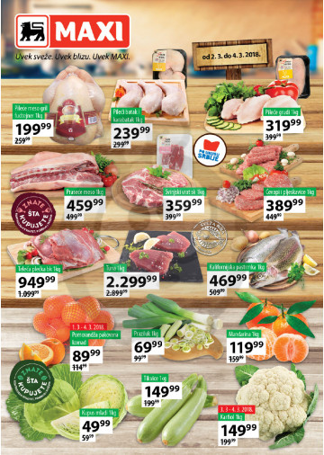 Maxi Vikend Akcija 02 03 08 03 2018 Kuda U Kupovinu