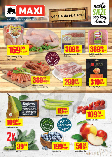 Maxi Vikend Akcija 12 04 14 04 2019 Kuda U Kupovinu