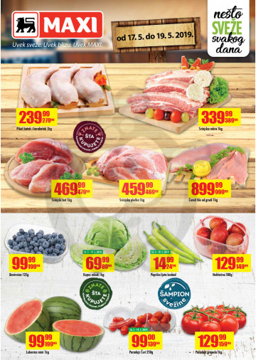 Maxi Vikend Akcija 17 05 19 05 2019 Kuda U Kupovinu
