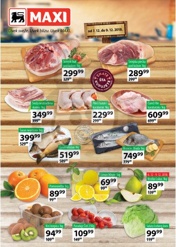 Maxi Vikend Akcija 07 12 09 12 2018 Kuda U Kupovinu