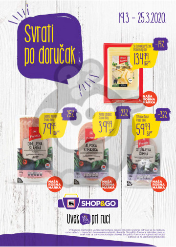 Shop Go Nedeljna Vikend Akcija 19 03 25 03 2020 Kuda U Kupovinu