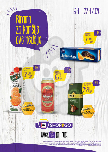 Shop Go Nedeljna Vikend Akcija 16 04 22 04 2020 Kuda U Kupovinu