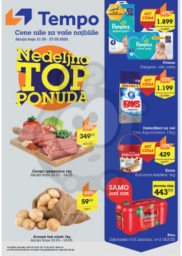 Tempo Nedeljna Akcija 21 05 27 05 2020 Kuda U Kupovinu