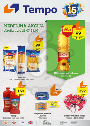 Tempo Nedeljna Akcija 25 07 31 07 2019 Kuda U Kupovinu
