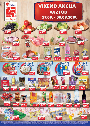 Medius Vikend Akcija 27 09 30 09 2019 Kuda U Kupovinu