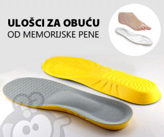 Anatomski ulošci od memorijske pene