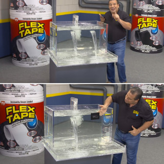 FLEX TAPE Jumbo 20 x 150 cm - BELA super jaka vodootporna izolir traka za sve vrste popravki