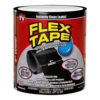 FLEX TAPE 10 x 150 cm - Crna super jaka vodootporna izolir traka za sve vrste popravki