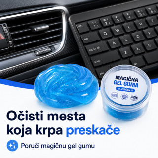 Super Clean gel guma za tastaturu, auto i elektroniku