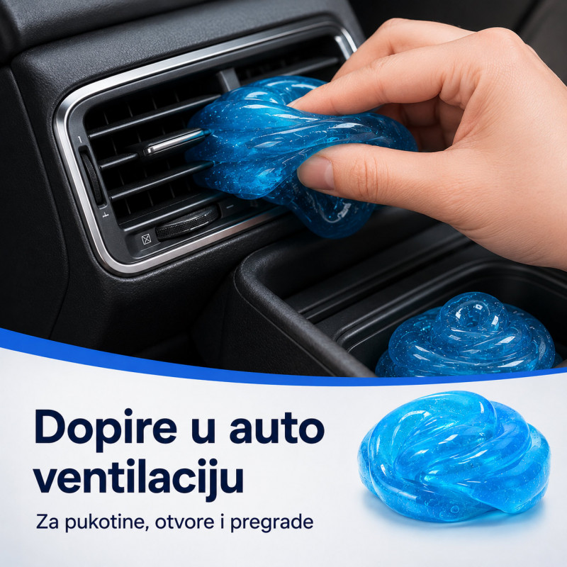 Super Clean gel guma za tastaturu, auto i elektroniku