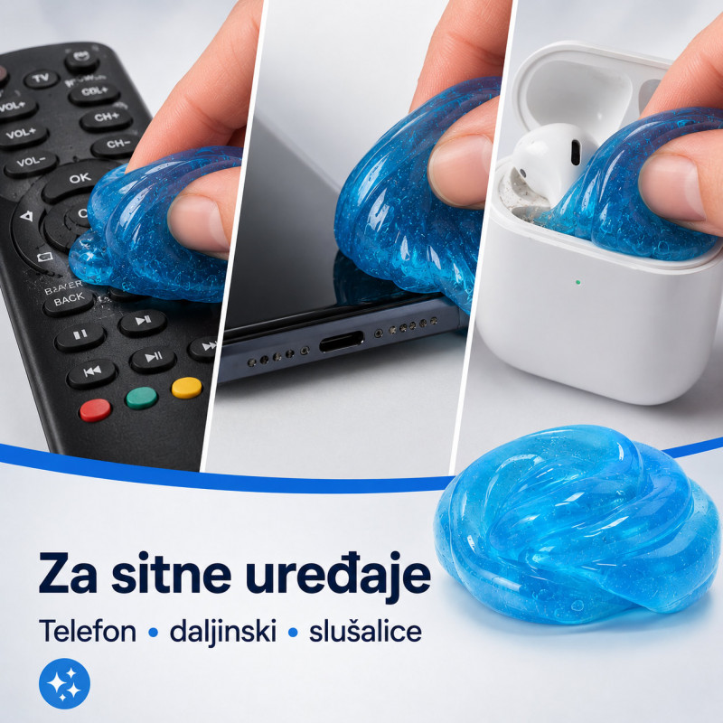 Super Clean gel guma za tastaturu, auto i elektroniku