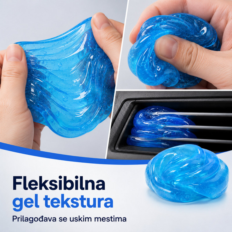 Super Clean gel guma za tastaturu, auto i elektroniku