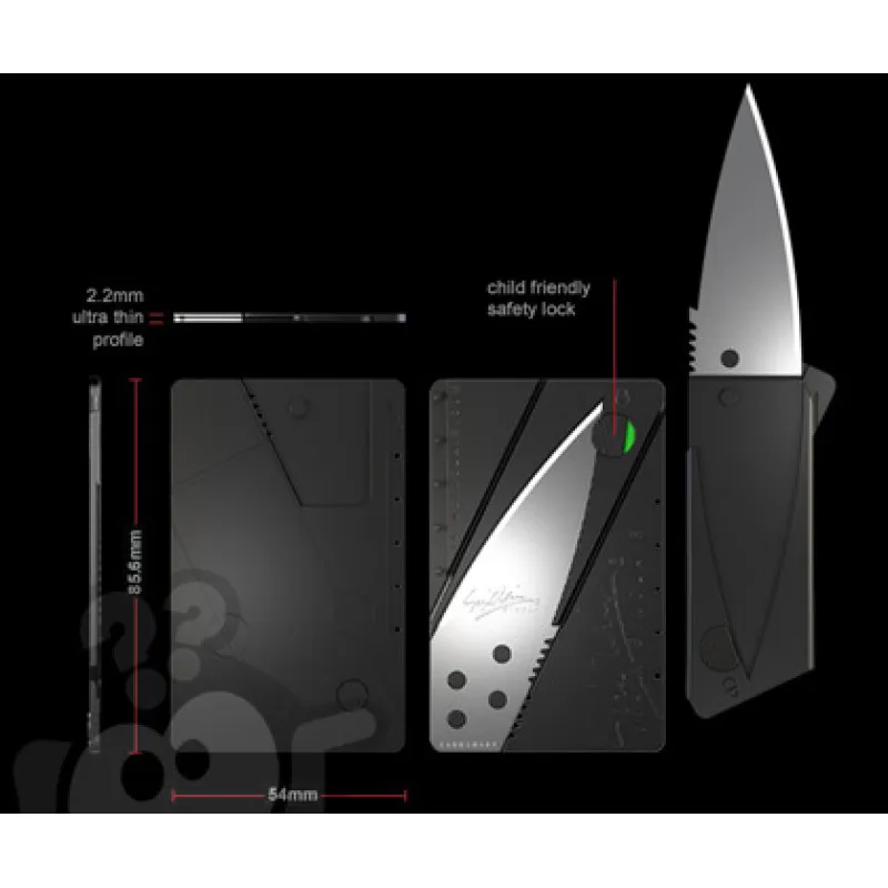 Micro Knife - Dva ultra tanka noža u obliku kartice