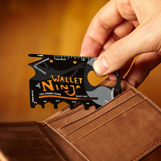 Wallet Ninja - 18 u 1 multifunkcionalna alat-kartica