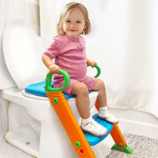 2 u 1 - Dečji adapter za WC šolju sa stepenikom