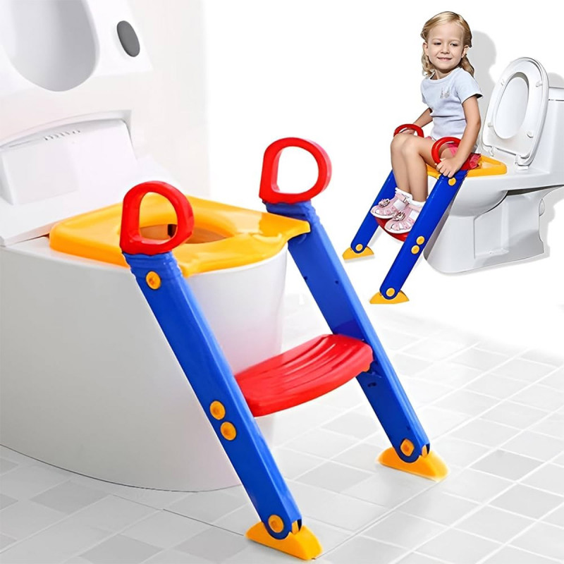 2 u 1 - Dečji adapter za WC šolju sa stepenikom