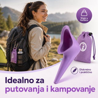 Prenosivi ženski urinal – diskretno rešenje za putovanja i javne toalete