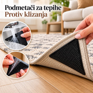 Ruggies - Super gumeni podmetači za tepihe 4 komada