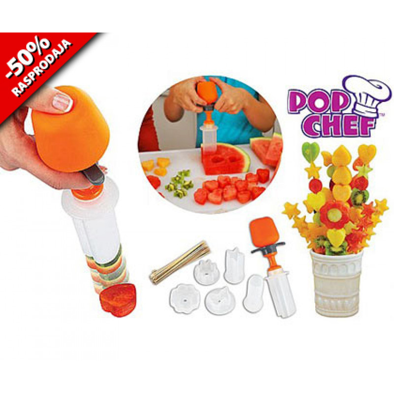 POP CHEF - Magičan set za aranžiranje voća i povrća