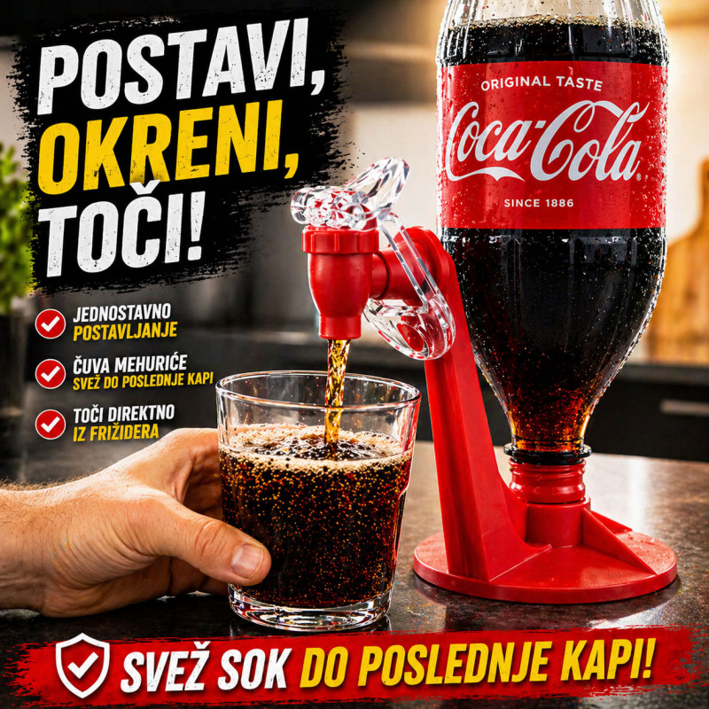 Super točilica za gazirane sokove - Bez izvetrelog soka!