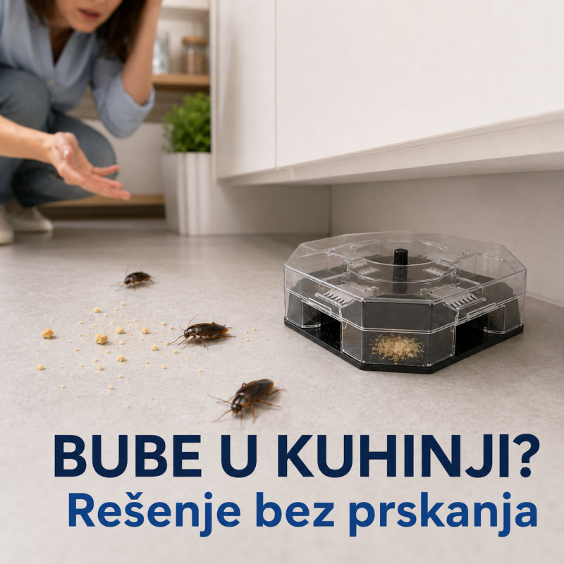 Zamka za bube bez otrova – višekratna eko klopka za dom