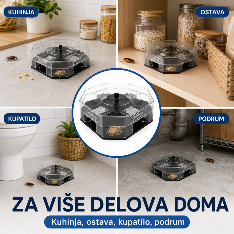 Zamka za bube bez otrova – višekratna eko klopka za dom