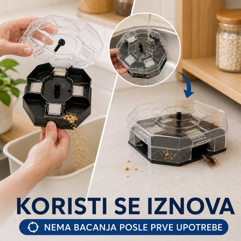 Zamka za bube bez otrova – višekratna eko klopka za dom